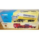 Corgi x 2 Scale BRS Leyland and Trailer AEC Ferrymasters box set P&P group 2 (£20 for the first item