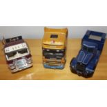 Corgi 3 x 1.50 scale Tractor Cab Units Scania, Diamond T, International P&P group 2 (£20 for the