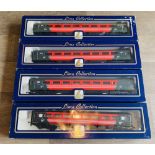 4x Lima OO Gauge Virgin Livery Mk2 & Mk3 Passenger Coaches - All Boxed P&P group 2 (£20 for the