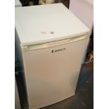 LEC RS010W fridge with freezer compartment. This lot is not available for in-house P&P, please