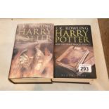 Two Harry Potter first edition hardback books - Half Blood Prince and Order of the Phoenix. P&P