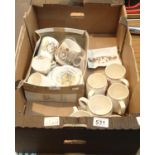 Box of Royal Memorabilia Ceramics. P&P Group 2 (£18+VAT for the first lot and £2+VAT for