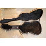 Un named hard case guitar case. P&P Group 3 (£25+VAT for the first lot and £4+VAT for subsequent