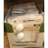 Ten high performance LED light bulbs with screw fittings. P&P Group 2 (£18+VAT for the first lot and