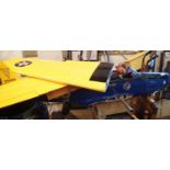 Large remote control air plane no engine. P&P Group 3 (£25+VAT for the first lot and £1+VAT for