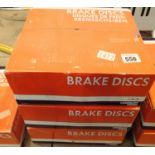 New old stock Unipart disc brakes, three pairs GBD1380 Vauxhall Vectra etc. This lot is not