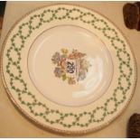 Wedgwood Fairford floral plate, D: 27 cm. P&P Group 2 (£18+VAT for the first lot and £2+VAT for