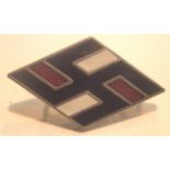 Reproduction Nazi enamel badge.. P&P Group 1 (£14+VAT for the first lot and £1+VAT for subsequent