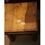 Small solid hardwood with mexican type coffee table. This lot is not available for in-house P&P,