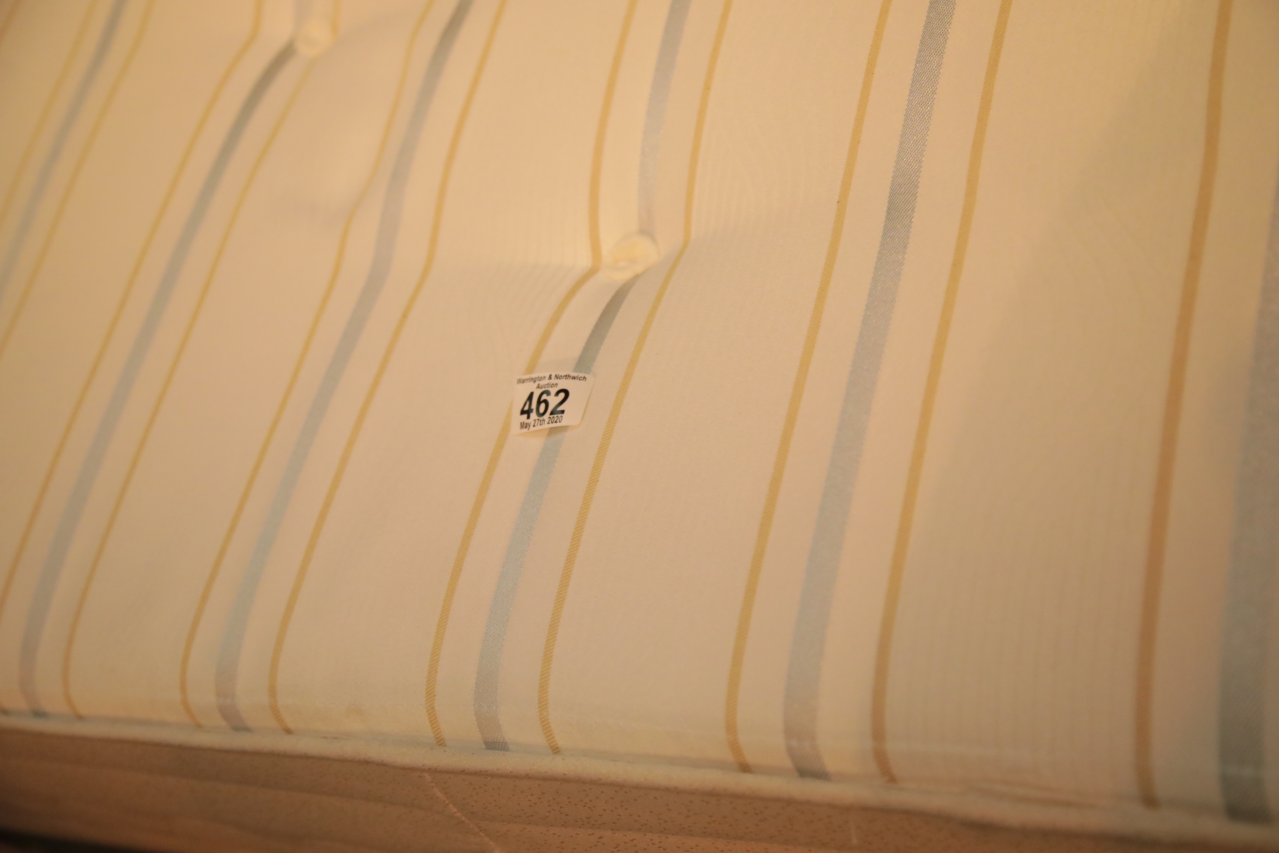 4`6" Double bed mattress (believed to be unused). This lot is not available for in-house P&P, please