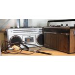 Radio cassette player and a Grundig Music Boy radio. P&P Group 2 (£18+VAT for the first lot and £2+