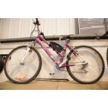 Hercules ladies trail bike 18 speed. In used working order, frame size 45 cm. This lot is not