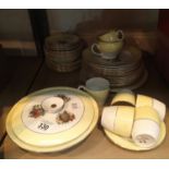 Collection of mixed dinnerware by Pall Mall. This lot is not available for in-house P&P, please