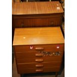 Two bedroom five drawer chest of drawers. This lot is not available for in-house P&P, please contact