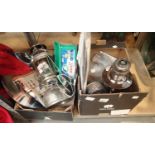 Petromax 29/400 cp kerosene lantern 400w with accessories and a collection of other lamps and a