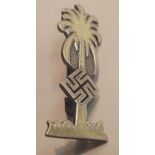 Reproduction Nazi Afric corp badge. P&P Group 1 (£14+VAT for the first lot and £1+VAT for subsequent