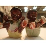 Two piece novelty baby cruet set. P&P Group 1 (£14+VAT for the first lot and £1+VAT for subsequent