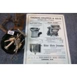 Collection of mixed items including an ash tray, metalware etc. P&P Group 1 (£14+VAT for the first