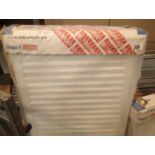 New old stock, two compact ultra heat radiators 50 x 130 cm 55 x 100 cm. This lot is not available