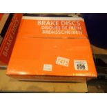 Unipart disc brakes, pair GBD1023 Ford Fiesta MK4 etc (new old stock). P&P Group 2 (£18+VAT for