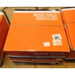 New old stock Unipart disc brakes, two pairs GBD1945 Peugeot etc. P&P Group 2 (£18+VAT for the first