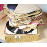 Collection of vintage 78 rpm records inc The Andrews Sisters. This lot is not available for in-house
