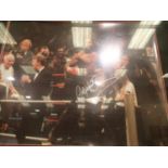 Framed Nigel Benn signed photograph with COA from Legends of Sport. Frame size 73cm x 62cm
