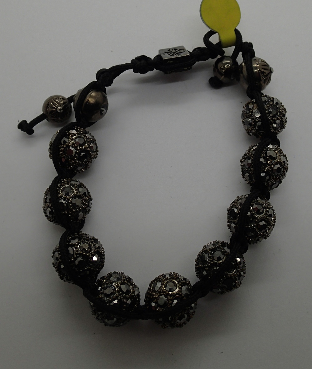 Shamballa type ladies ball bracelet