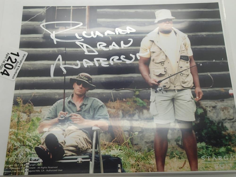 Signed photograph of Richard Dean Anderson with CoA from Legends in Time Memorabilia