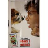 Eight single sheet mini film posters Honey I Shrunk the Kids, H: 66 cm x W: 43 cm. P&P Group 2 (£