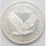 American Precious Metals Exchange 1/4 ounce 999 silver Liberty coin. P&P Group 1 (£14+VAT for the