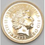 Full 2002 Jubilee Elizabeth II sovereign. P&P Group 1 (£14+VAT for the first lot and £1+VAT for