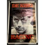 One sheet United Artists film poster Raging Bull, 1980 H: 104 cm x W: 69 cm. P&P Group 2 (£18+VAT