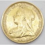 Victoria 1896 full sovereign. P&P Group 1 (£14+VAT for the first lot and £1+VAT for subsequent lots)