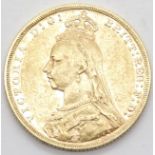 Victoria 1891 full sovereign. P&P Group 1 (£14+VAT for the first lot and £1+VAT for subsequent lots)