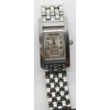 Emporio Armani gents stainless steel gents wristwatch. P&P Group 1 (£14+VAT for the first lot and £