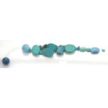 Loose gemstones: small number of turquoise stones. P&P Group 1 (£14+VAT for the first lot and £1+VAT