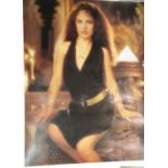 Brinke Stevens hand signed poster size publicity shot c1993, H: 61 cm x W: 46 cm. P&P Group 2 (£18+