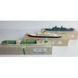 3x Albatros Models 1:1250 Scale Model Ships to Include: Nr: 117 Windsor Castle, Nr: 134A Andes II,