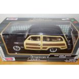 Motor Max 1.24 scale American Classics 1949 Ford Woody Wagon P&P group 2 (£20 for the first item and