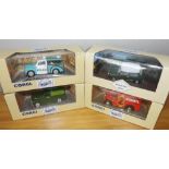 Corgi x 4 vans Police Morris Minor Traveller