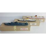 3x Albatros Models 1:1250 Scale Models to Include: Nr: 177A Carnarnon Castle, Nr: 170 Rangitoto, Nr: