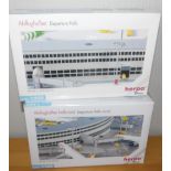 Two Herpa 1.500 scale construction kits Departure Halls and Departure Halls Round P&P group 2 (£20