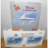 Two Star Jets 1.500 scale Passenger Aeroplanes Thai and American Airlines P&P group 2 (£20 for the