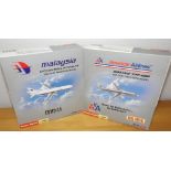 Two Star Jets 1.500 scale Passenger Aeroplanes American and Malaysia Airlines P&P group 2 (£20 for