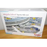 Herpa 1.500 scale departure halls round assembly kit P&P group 2 (£20 for the first item and £2.50