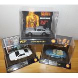 Three miniature James Bond cars P&P group 1 (£16 for the first item and £1.50 for subsequent items)