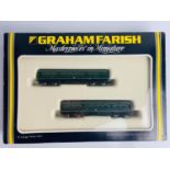 Graham Farish N Gauge No.8133 BR Green Class 101 DMU - with additional Centre Car Coach - for 3x Car