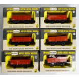 6x Wrenn OO Gauge W4640 Goods Wagon Steel Type - Boxed P&P group 2 (£20 for the first item and £2.50