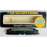 Graham Farish N Gauge 8114 Class 40 Diesel Atlantic Conveyor BR Green Loco Boxed P&P group 1 (£16